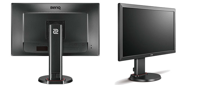 Монитор BenQ Zowie RL2455T, 24 инча Wide TN LED, 1ms GTG, 1000:1, 12M:1 DCR, 250cd/m2, 1920x1080 FullHD, VGA, HDMI, DVI, Speakers, Tilt, Height adjustment, Сив, 9H.LGRLB.QBE
