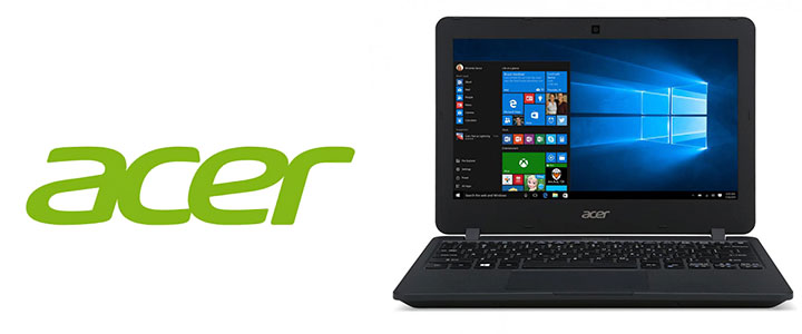 Лаптоп Acer TravelMate B117, Intel Celeron N3060 (up to 2.16 GHz, 2M Cache), 11.6 инча HD (1366x768) Anti-Glare, HD Cam, 4GB 1600MHz DDR3L, 64GB eMMC, NX.VCHEX.019_SV.WNBAF.B06