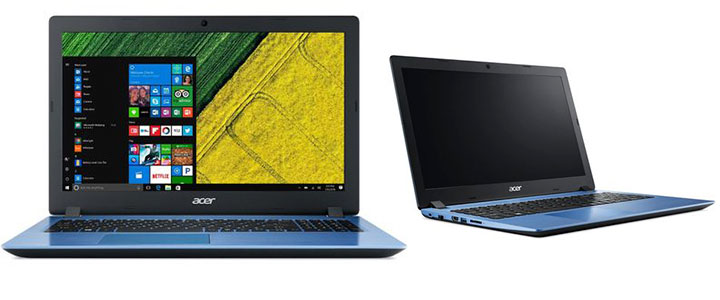 Лаптоп Acer Aspire 3, Intel Celeron N4100 Quad-Core (up to 2.40GHz, 4MB), 15.6 инча HD (1366x768) Anti-Glare, HD Cam, 4GB DDR4, 128GB SSD, NX.GW4EX.002