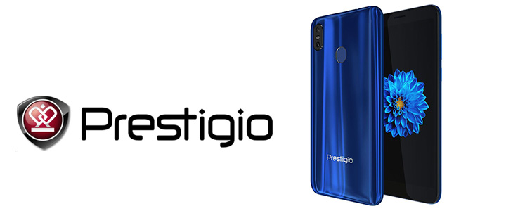 Смартфон Prestigio X Pro (син), поддържа 2 sim карти, 5.45 инча (13.84 cm) HD+ дисплей, осемядрен процесор 1.60 GHz, PSP7546DUOBLUE