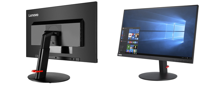 Монитор, Lenovo ThinkVision T24i 23.8 инча, 6 ms, 250 cd/m2, 1000:1, 1920x1080, Tilt, Swivel, Pivot, 61CEMAT2EU
