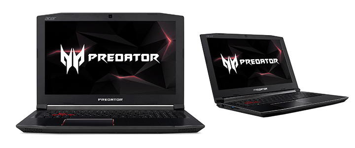 Лаптоп, Acer Predator Helios 300, PH315-51-72YF, Intel Core i7-8750H (up to 4.10GHz, 9MB), 15.6 инча FullHD (1920x1080), NH.Q3FEX.019