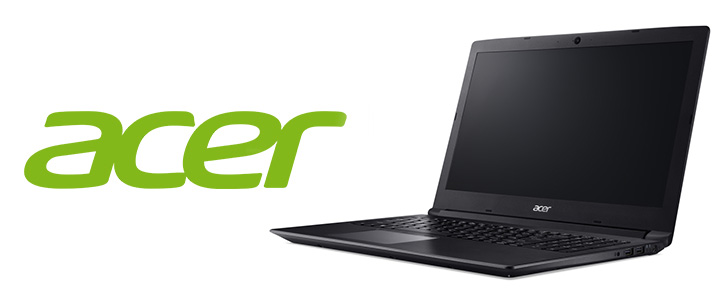  Лаптоп, Acer Aspire 3, A315-33-18N4, Intel E8000 Quad-Core (up to 2.00GHz, 2MB), 15.6 инча HD (1366x768) Anti-Glare, HD Cam, NX.GY3EX.071