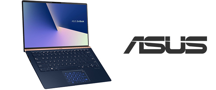 Лаптоп, Asus ZenBook UX433FN-A5069T, NumPad, Intel Core i7-8565U (up to 4.1GHz, 8MB), 14 инча FHD (1920x1080)AG, 8GB LPDDR3, 90NB0JQ1-M06100
