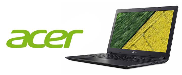 Лаптоп Acer Aspire 3 A315-32-C4R6, четириядрен Gemini Lake Intel Celeron N4100 1.1/2.4 GHz, 15.6 инча (39.62 cm) HD Anti-Glare Display, NX.GVWEX.047