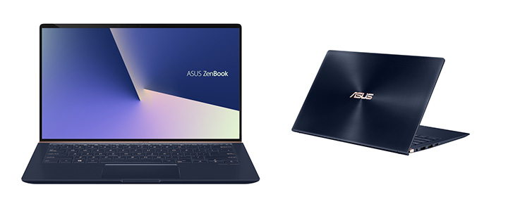 Лаптоп, Asus ZenBook UX433FA-A5304T, NumPad,Intel Core i7-8565U (up to 4.1GHz, 8MB), 14 инча, 90NB0JR1-M09760