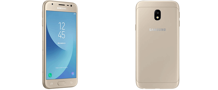 Смартфон Samsung SM-J330F GALAXY J3 (2017), Duos, Златист, SM-J330FZDDROM