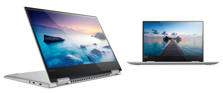 Лаптоп Lenovo Yoga 720 12.5 инча, FullHD IPS Antiglare Touch i5-7200U up to 3.1GHz, 8GB DDR4, 256GB SSD m.2, 81B5003GBM