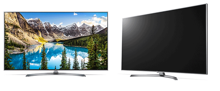 Телевизор LG 55UJ7507, 55 4K UltraHD TV, 3840x2160, DVB-T2/C/S2, 2200PMI, Smart webOS 3.5, Active HDR Dolby Vision, 360 VR, 55UJ7507