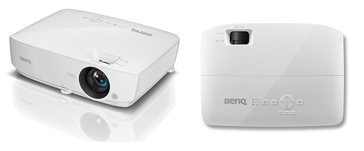 Мултимедиен проектор BenQ MS531, DLP, SVGA (800x600), 15 000:1, 3300 ANSI Lumens, VGA, HDMI, Speaker, 3D Ready, Бял, 9H.JG777.33E