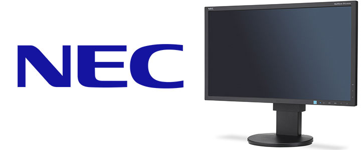 Монитор NEC MULTISYNC EA234WMI, IPS, 23 инча, WIDE, FULL HD, DISPLAYPORT, HDMI, DVI-D, D-SUB, ЧЕРЕН, NEC-MON-EA234WMi