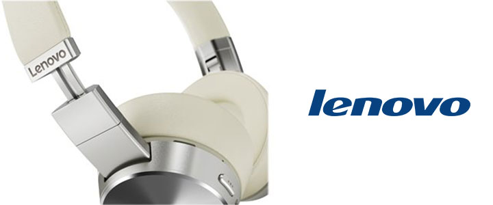 Безжични Bluetooth слушалки Lenovo Yoga, Wireless Headphones, Bluetooth 5.0, USB, Сребристи, GXD0U47643