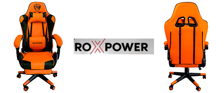 Геймърски стол ROXPOWER Gaming T-ROX GC75, Оранжев