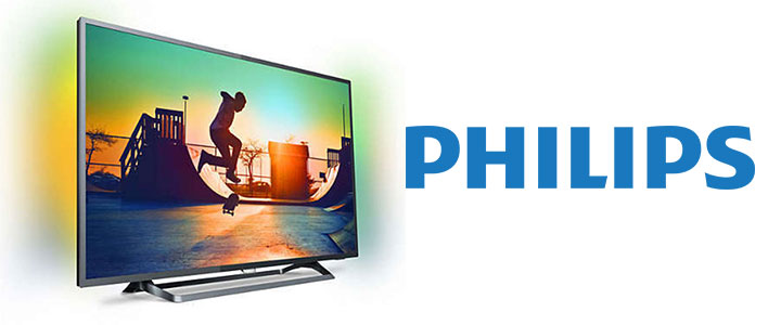 Телевизор Philips 55 инча Ultra HD, DVB-T2,C,S2, Ambiligt 2, 55PUS6262/12