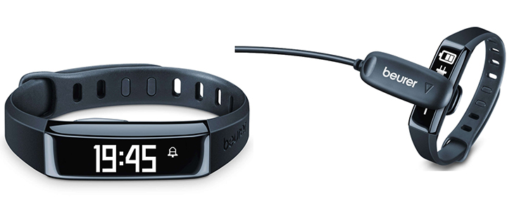 Смарт часовник Beurer AS 80 Activity sensor, Bluetooth, черен, 67640_BEU