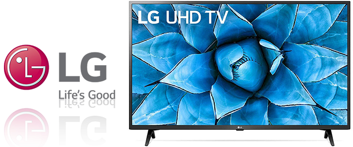 Телевизор LG 43UN73003LC, 43 инча, 4K IPS UltraHD TV, 3840 x 2160, DVB-T2/C/S2, webOS Smart TV, ThinQ AI, Quad Core Processor 4K, WiFi, Черен, 43UN73003LC
