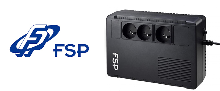 UPS FSP Eco 800, 800VA, 480W, USB-B, 2 x RJ11/45, Черен, FORT-UPS-ECO800-GE