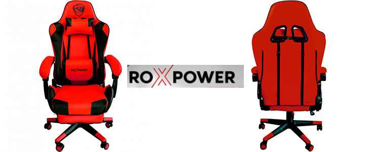 Геймърски стол ROXPOWER Gaming T-ROX GC75, Червен