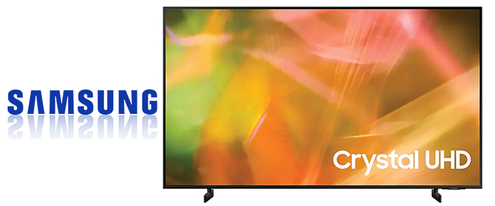 Телевизор Samsung 43 инча, 43AU8072 4K UHD LED TV, SMART, Crystal Processor 4K, 4xHDMI, 2xUSB, WiFi, Bluetooth 4.2, Tizen, Сив, UE43AU8072UXXH