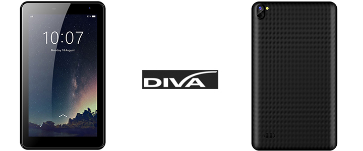 Таблет DIVA T7K_PLUS SE2, 7 инча, IPS, Quad Core, 2GB/16GB, Черен