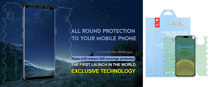 Самовъзстановяващ се протектор LENSUN 360 за IPHONE 11, обхваща целия телефон, Nano self-restore Ultra technology