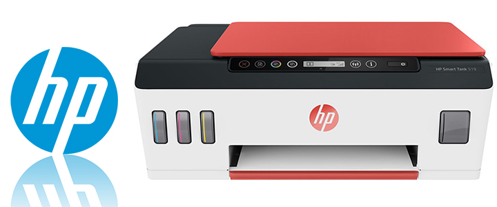 Принтер HP Smart Tank 519 AiO Printer, A4, USB 2.0, WiFi, Бял, 3YW73A