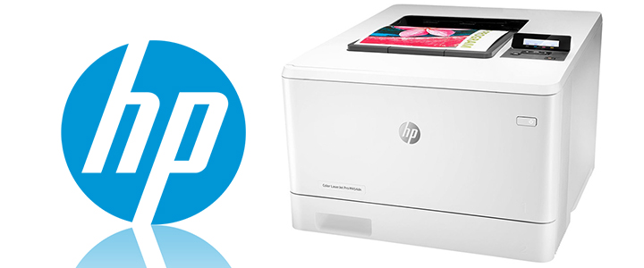 Лазерен принтер HP Color LaserJet Pro M454dn Printer, Hi-Speed USB 2.0, Бял, W1Y44A