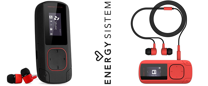 MP3 Плейър Energy Sistem Clip Bluetooth, Корал, ENS426492