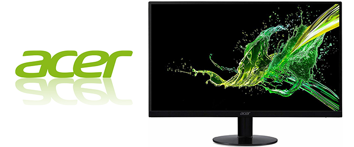 Монитор Acer SA270Bbmipux 69cm (27'') ZeroFrame FreeSync 1ms(VRB) 250nits LED HDMI DP USB C MM Audio out EURO/UK EMEA MPRII Black Acer EcoDisplay