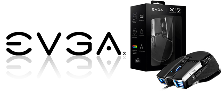 Геймърска мишка EVGA X17 Gaming Mouse, Черен, 903-W1-17BK-K3