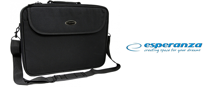 Чанта за лаптоп ESPERANZA NOTEBOOK TAG 15.6 инча ET101 CLASSIC, Черен