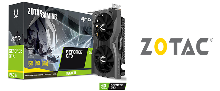 Видео карта ZOTAC GAMING GeForce GTX 1660 Ti AMP Edition, 6GB GDDR6, Super Compact, IceStorm 2.0 Cooling, 3xDP, HDMI, ZT-T16610D-10M
