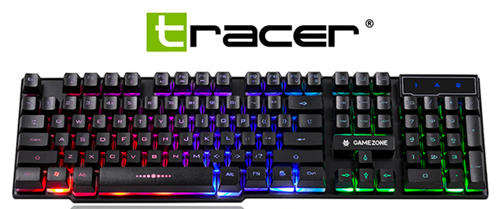 Геймърска клавиатура TRACER GAMEZONE LOCCAR, LED keyboard backlight, Черен, TRAKLA46651