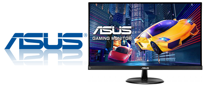 Монитор ASUS VP249QGR Gaming 23.8 инча, Full HD, IPS, Frameless, 1ms MPRT, 144Hz, Adaptive-Sync (FreeSync), ELMB, Shadow Boost, Low Blue Light, Черен, ASUS-MON-VP249QGR