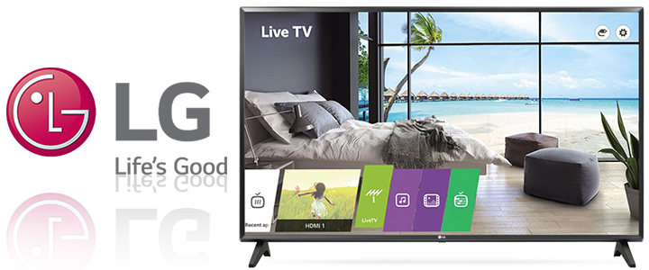 Телевизор LG 49LT340C0ZB, 49 инча, LED HD TV, 1920x1080, DVB-T2/C/S2, Hotel Mode, Lock mode, Черен