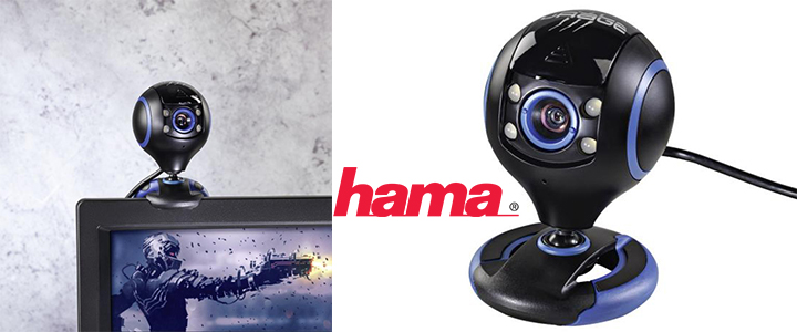 Уеб камера HAMA uRage Webcam HD Essential, HD, микрофон, Черен, HAMA-186005