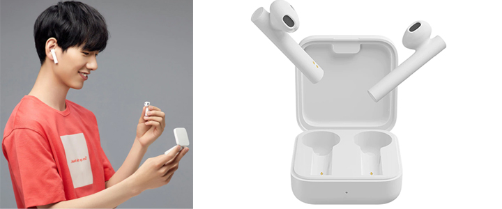 Безжични слушалки Xiaomi Air2 SE, Bluetooth 5.0, Двоен микрофон, Бял