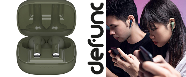 Безжични слушалки DEFUNC TRUE GAMING, Зелен, D4243