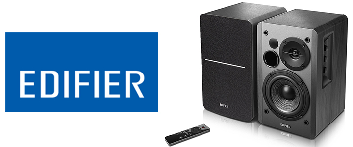 Звукова система Edifier R 1280 DBs, 21W+21W RMS, 85dBA, Черен