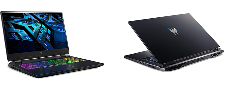 Лаптоп Acer Predator Helios 300, PH317-56-7929,17.3 инча (2560x1440), 16GB, 1000GB, Intel Core i7-12700H, NVIDIA GeForce RTX 3070, 165Hz, USB, HDMI, черен + мишка