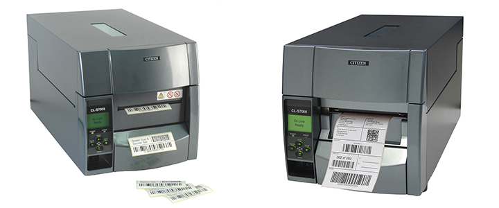 Етикетен принтер Citizen CL-S703II, 300 dpi, 200 mm/s скорост на печат, Serial Port, USB, Черен, CLS703IINEXXX