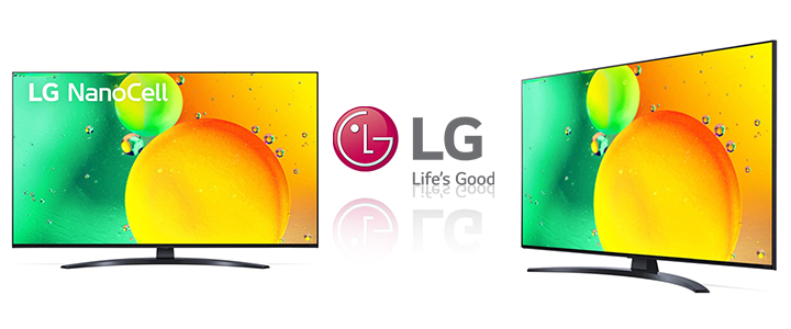 Смарт Телевизор LG 43NANO763QA, 43 инча (3840x2160), 4K, Smart Nano Cell TV, webOS Smart TV,  Bluetooth, Hdmi, CI, USB, сребрист 