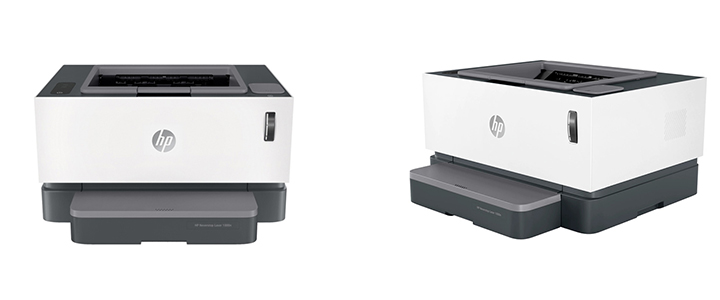 Лазерен принтер HP Neverstop Laser 1000n, USB, Wi-Fi, Бял/Черен, 5HG74A