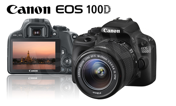 Огледално-рефлексен фотоапарат, Canon EOS 100D + EF-s 18-55 IS STM + Canon LENS EF 50mm f/1.8 II + DSLR ENTRY Accessory Kit (SD8GB/BAG/LC)