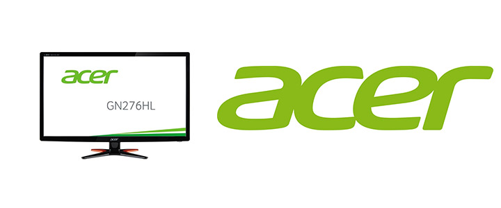 Монитор Acer GN276HLbid NVIDIA 3D Vision LED 1920x1080 27 инча UM.HG6EE.006. Бърза доставка и изгодни цени в Mallbg.